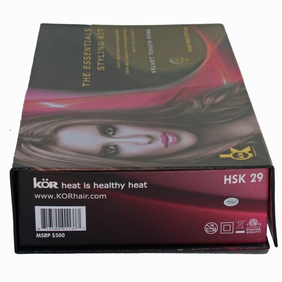 HSK #29 VELVET TOUCH PINK ESSENTIAL STYLING KIT BETTER THAN CHI & GHD - Picture 2 of 3